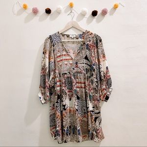 ✨SALE✨ Umgee Multi Pattern Dress Sz M
